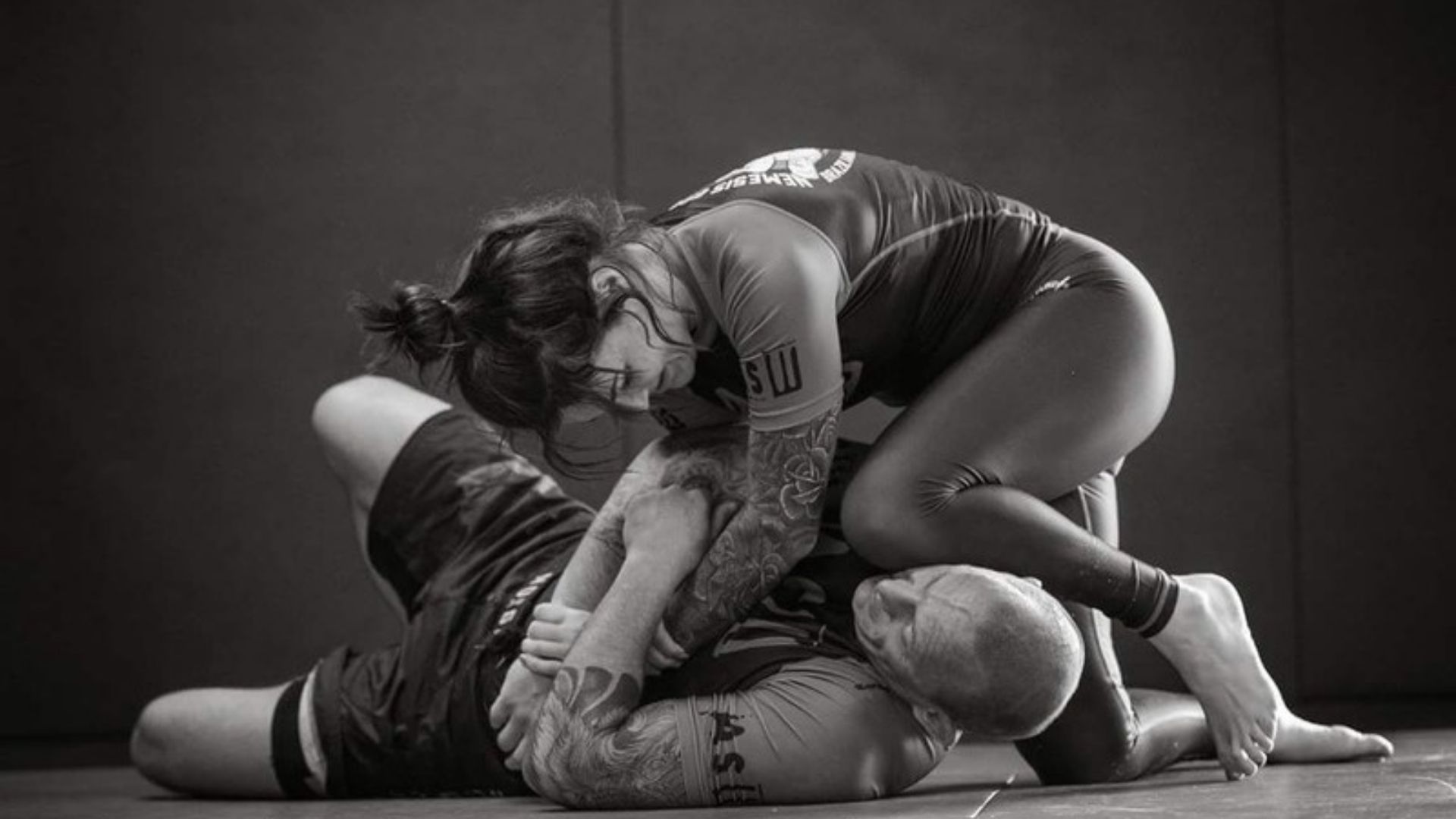 Jiu-jitsu sparring at Gordo Jiu Jitsu